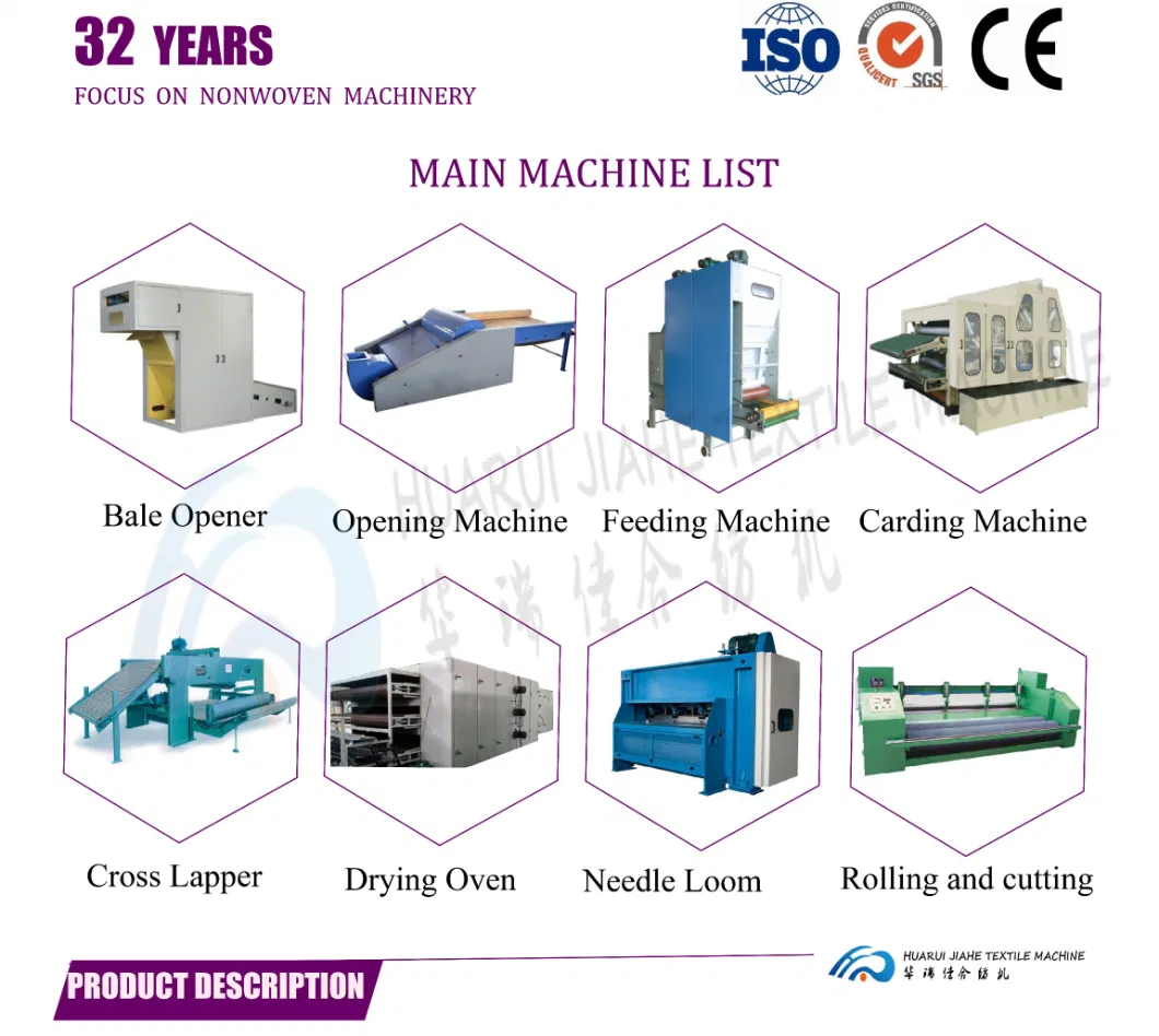 Drying Thermal Oven for No Glue Non Woven Fabric Production Line/ Glue Free Wadding Production Machine Spunbond Nonwoven Machine Polyester Wadding Line
