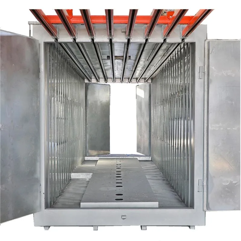 Powder Coat Curing Oven with Overhead Conveyor Track for Paint Drying Powder Coating